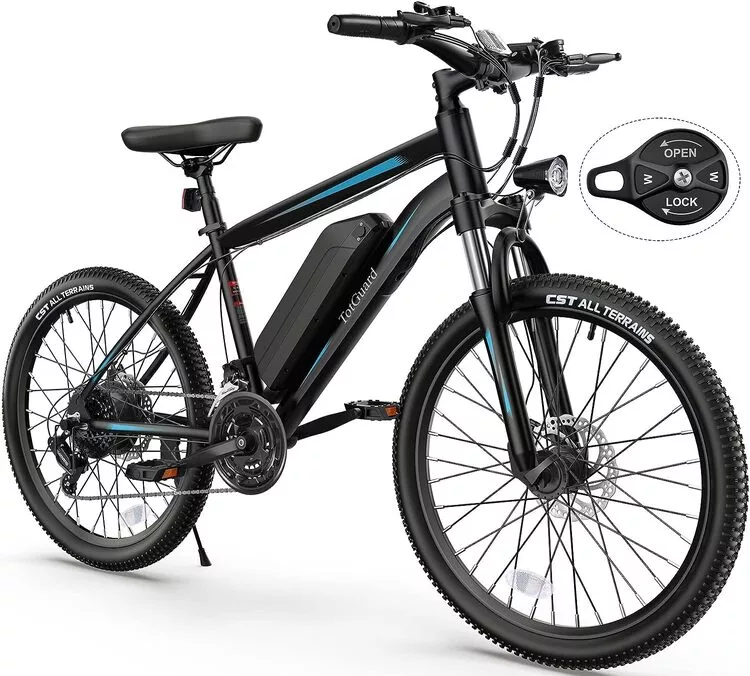 TotGuard Electric Bike, Electric Bike for Adults 26'' Ebike with 350W Motor